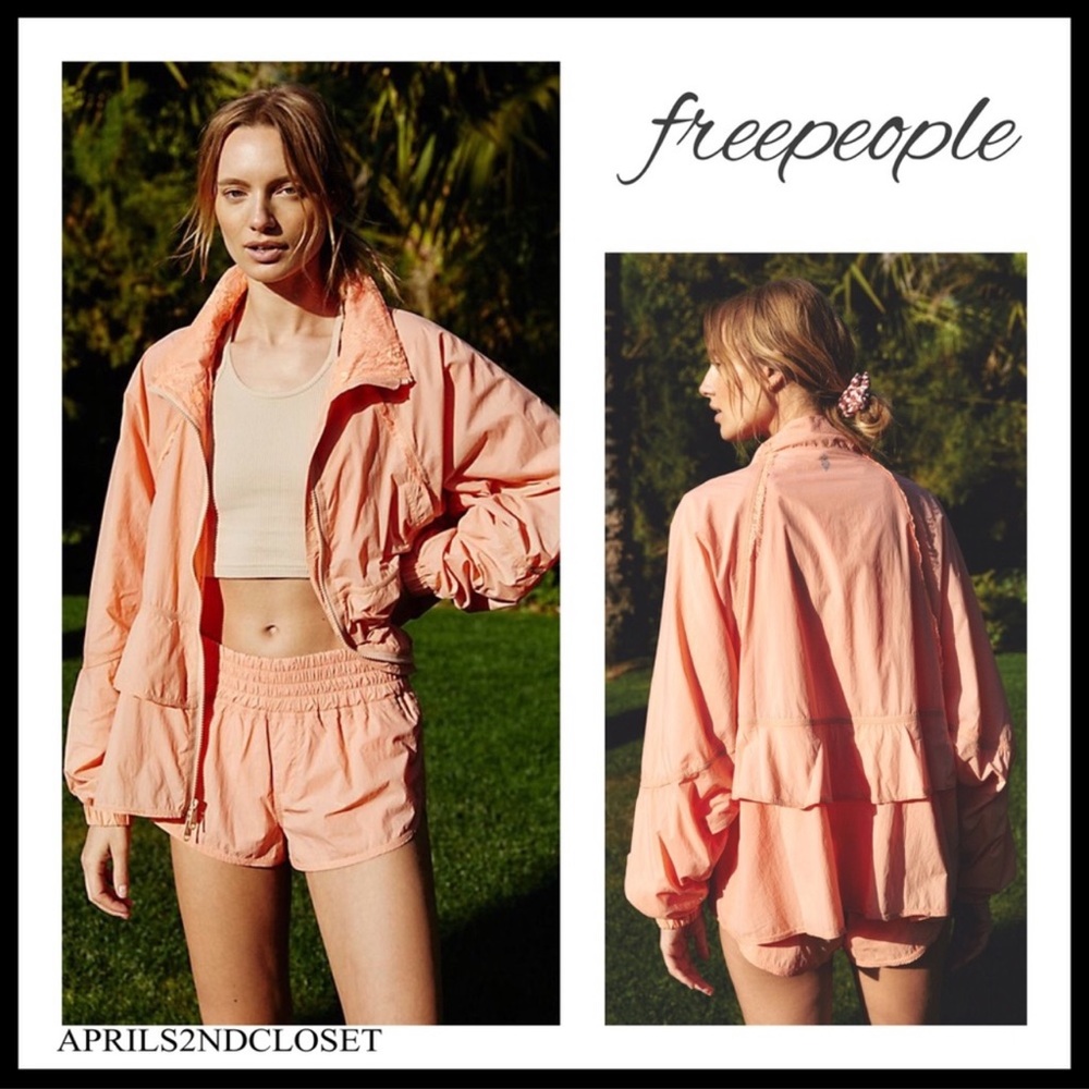 FREE PEOPLE BOHO UTLITY JACKET WINDBREAKER A3C